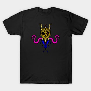 Octo Skull with Horns T-Shirt